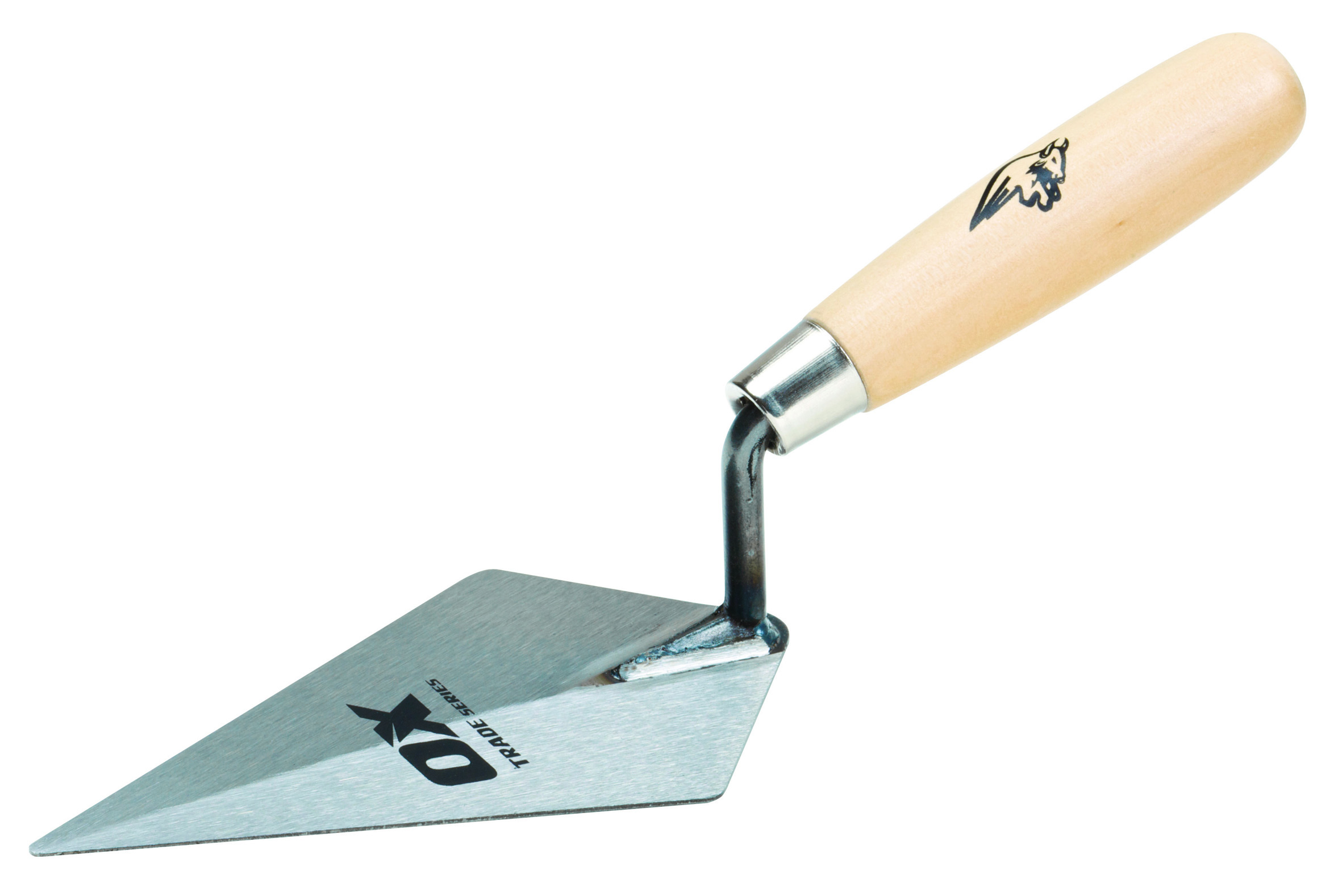 OX Trade Pointing Trowel With Wooden Handle 5in / 127mm